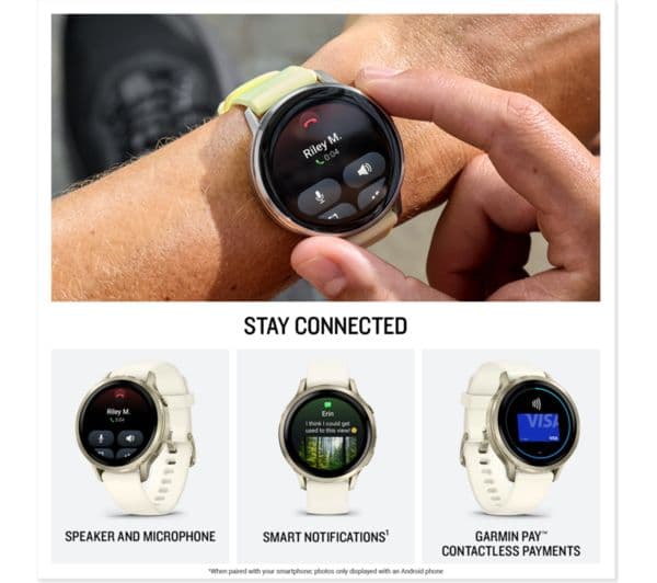 Garmin Venu 4 Smartwatch 41mm Silver - Image 4