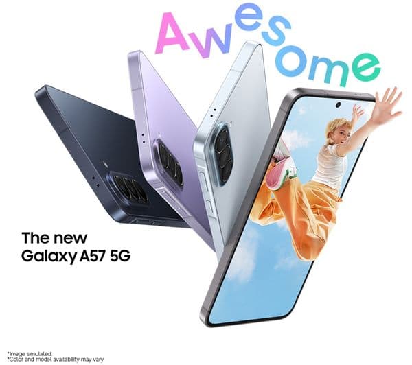 Samsung Galaxy A57 5G - 256 GB, Awesome Icyblue - Image 3