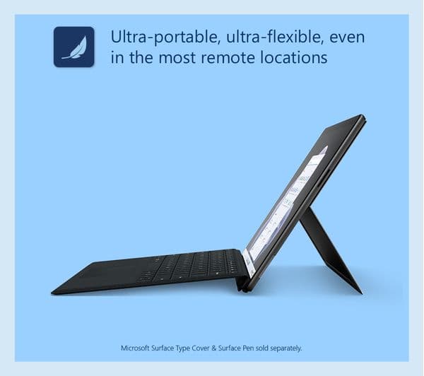 MICROSOFT 13" Surface Pro 9 - Intel® Core™ i7, 256 GB SSD, Black - Image 5