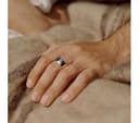 Oura Ring 4 Smart Ring Size 12 Sleep Heart Rate and Fitness Tracker - Silver  thumbnail 6