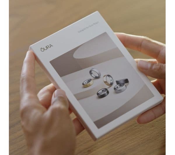 Oura Ring 4 Smart Ring Size 12 Sleep Heart Rate and Fitness Tracker - Silver  - Image 8