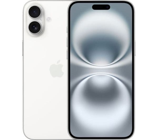 APPLE iPhone 16 Plus - 128 GB, White - Image 1