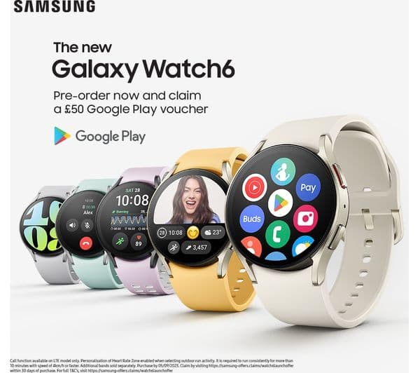 SAMSUNG Galaxy Watch6 BT with Bixby - Silver, 44 mm - Image 2