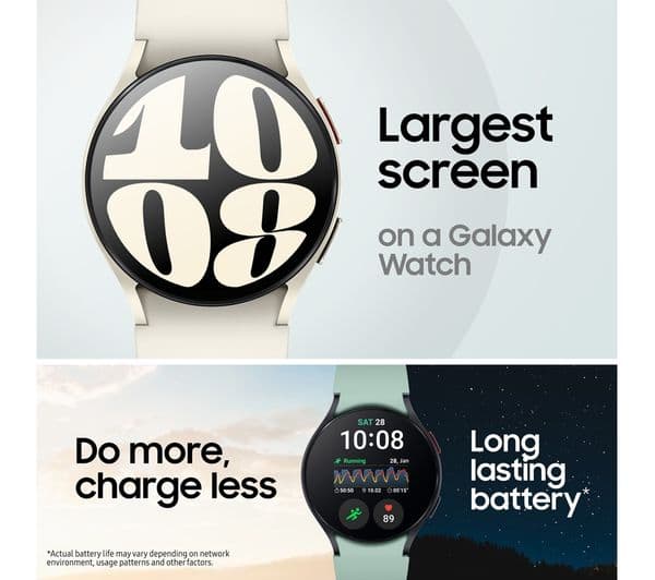 SAMSUNG Galaxy Watch6 BT with Bixby - Silver, 44 mm - Image 6