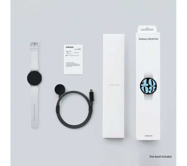 SAMSUNG Galaxy Watch6 BT with Bixby - Silver, 44 mm - Image 8