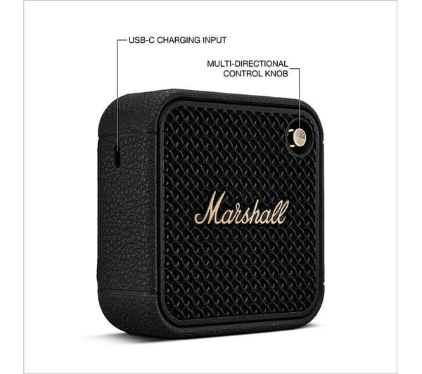 Marshall Willen II Bluetooth Speaker Black & Brass - Image 7