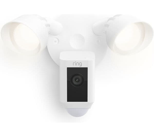 Ring Floodlight Wired Plus 1080p White