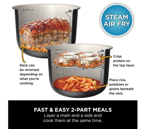 Ninja Foodi OL550UK 11-in-1 SmartLid Multicooker Black - Image 4