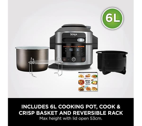 Ninja Foodi OL550UK 11-in-1 SmartLid Multicooker Black - Image 7