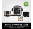 Ninja Foodi OL550UK 11-in-1 SmartLid Multicooker Black thumbnail 7