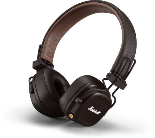 Marshall Major IV Headphones Brown - Image 1