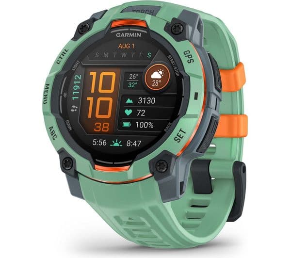 Garmin Instinct 3 AMOLED Smartwatch 45mm Neo Tropic - Image 1