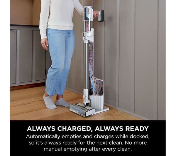 Shark BU3521UK Cordless Vacuum Cleaner Navy Blue & White - Image 2