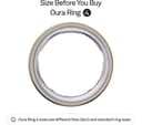 Oura Ring 4 Smart Ring Size 8 Gold thumbnail 4
