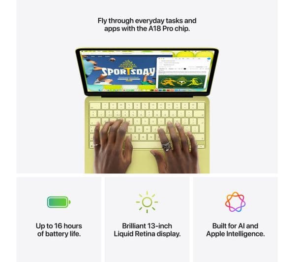 Apple MacBook Neo 13" A18 Pro 8GB 512GB Citrus - Image 9