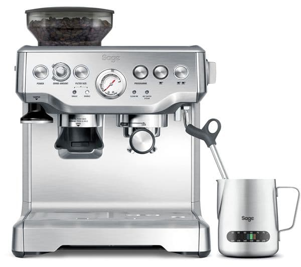 SAGE The Barista Express BES875 Bean to Cup Coffee Machine - Stainless Steel