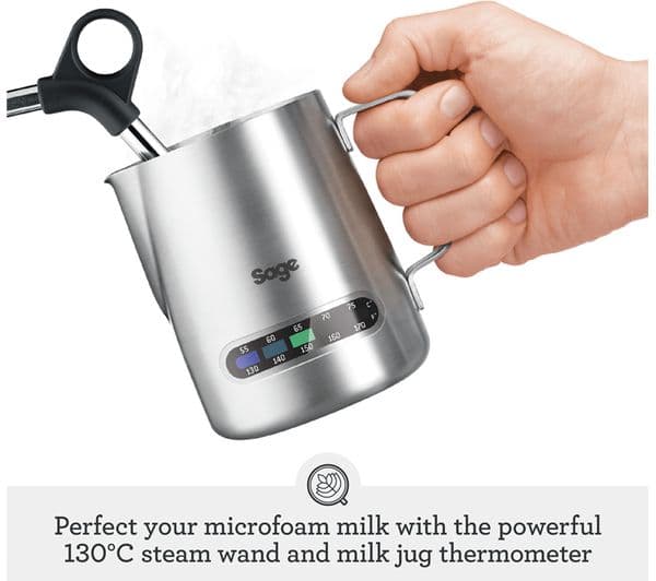 SAGE The Barista Express BES875 Bean to Cup Coffee Machine - Stainless Steel - Image 8