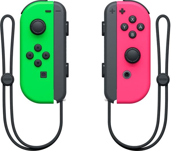 Nintendo Switch Joy-Con Wireless Controllers Neon Green and Neon Pink Pair