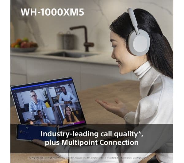 Sony WH-1000XM5 Headphones Midnight Blue - Image 9