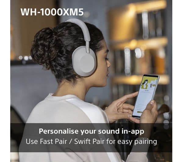 Sony WH-1000XM5 Headphones Midnight Blue - Image 10