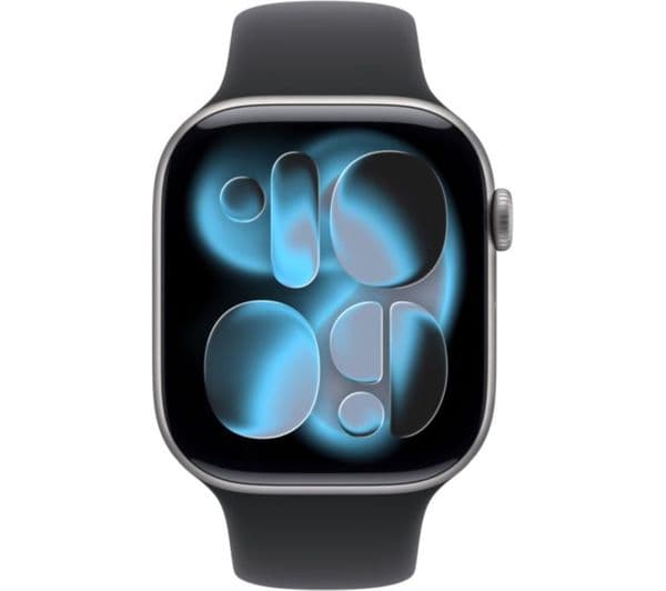 Apple Watch Series 11 Smartwatch 46mm Space Grey Aluminium Black Sport Band M/L - Image 9