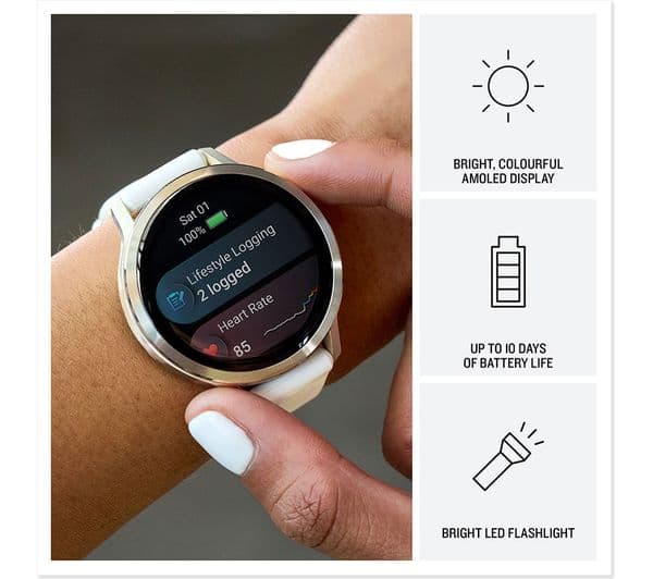 Garmin Venu 4 Smartwatch 41mm Lunar Gold - Image 10