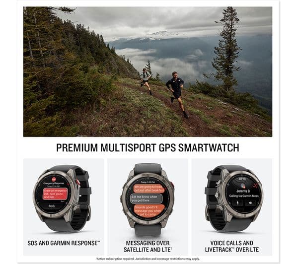 Garmin Fenix 8 Pro AMOLED Smartwatch 51mm Graphite & Black - Image 2