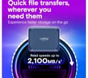 Crucial X10 4TB External SSD Blue thumbnail 5