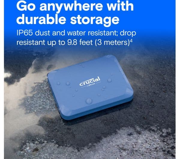 Crucial X10 4TB External SSD Blue - Image 7