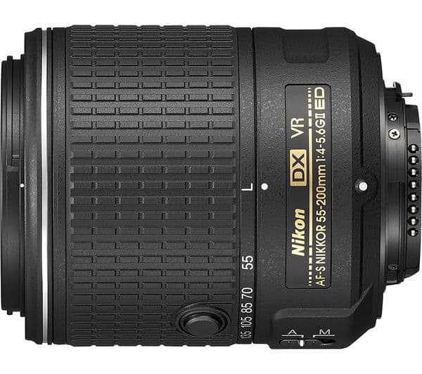 Nikon AF-S DX NIKKOR 55-200mm f/4-5.6G ED VR II Telephoto Zoom Lens - Black - Image 3