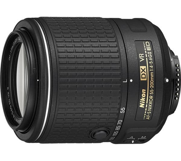 Nikon AF-S DX NIKKOR 55-200mm f/4-5.6G ED VR II Telephoto Zoom Lens - Black - Image 2