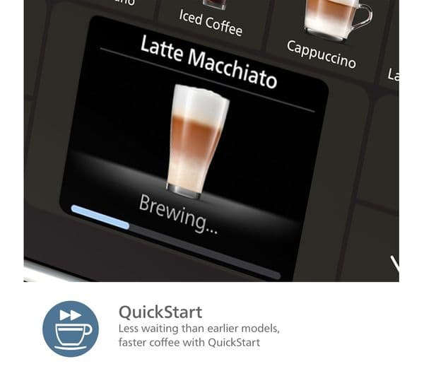 Philips Series 5500 LatteGo EP5546/70 Bean to Cup Coffee Machine Silver & Black - Image 9