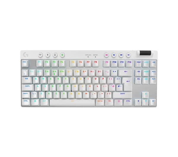 LOGITECH G Pro X TKL Gaming Keyboard White