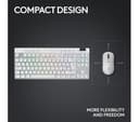LOGITECH G Pro X TKL Gaming Keyboard White thumbnail 7