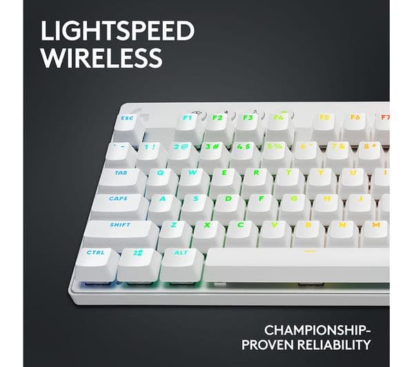 LOGITECH G Pro X TKL Gaming Keyboard White - Image 10