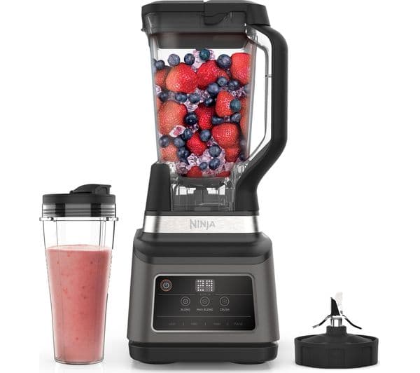 Ninja BN750UK 2-in-1 Blender Black & Silver - Image 1