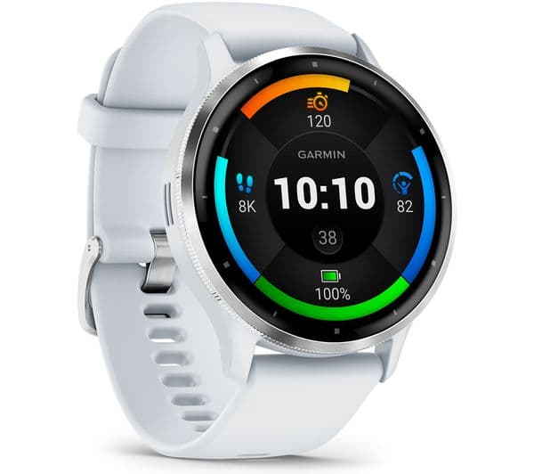Garmin Venu 3 Smartwatch Silver & Whitestone
