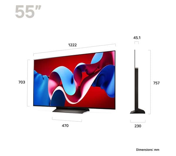 LG 55" OLED55C44LA 4K - Image 2