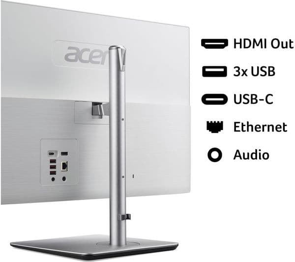 ACER Aspire C24-195ES 23.8" All-in-One PC - Intel® Core™ Ultra 5, 512 GB SSD, White - Image 6