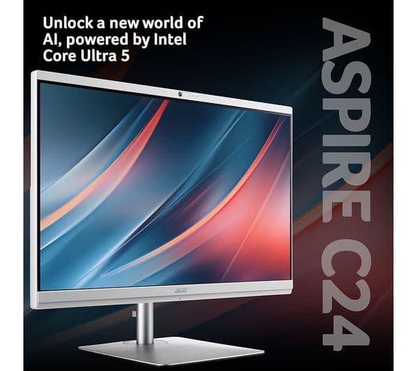 ACER Aspire C24-195ES 23.8" All-in-One PC - Intel® Core™ Ultra 5, 512 GB SSD, White - Image 9