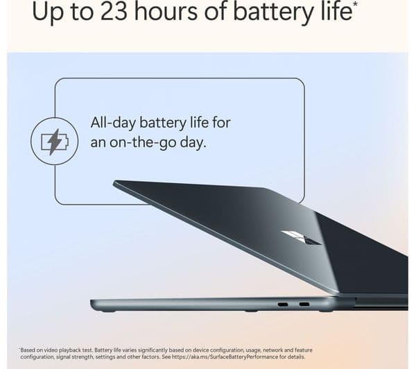 Microsoft Surface Laptop 13" Touchscreen Snapdragon X Plus 512GB Ocean - Image 4