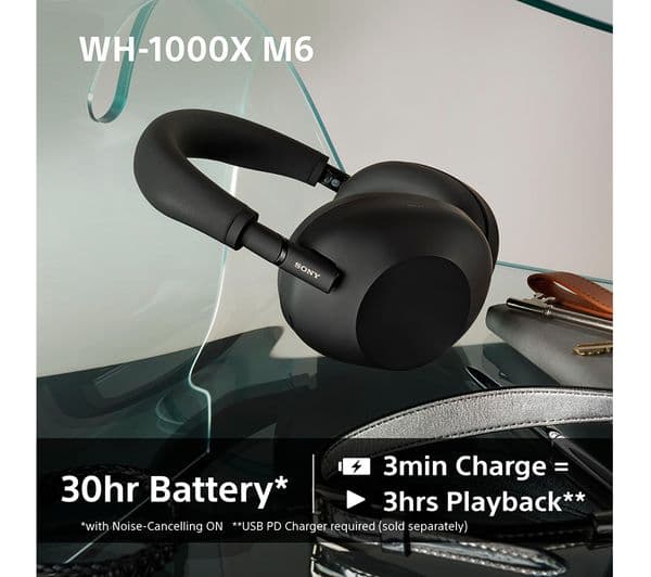 Sony WH-1000XM6 Headphones Silver - Image 6