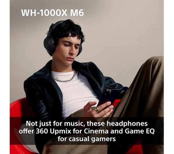 Sony WH-1000XM6 Headphones Silver - Image 7