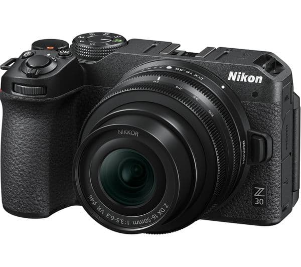 NIKON Z 30 Mirrorless Camera with NIKKOR Z DX 16-50 mm f/3.5-6.3 VR Lens - Image 1