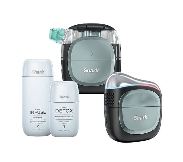 SHARK FacialPro Glow + DePuffi At Home Facial - Warm Black - Image 1