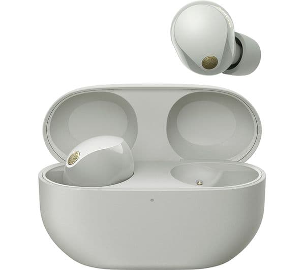 Sony WF-1000XM5 Wireless Earbuds Silver