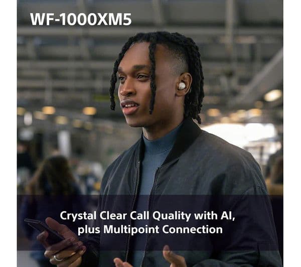 Sony WF-1000XM5 Wireless Earbuds Silver - Image 9