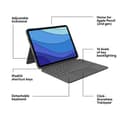 LOGITECH Combo Touch iPad Pro 11" Keyboard Folio Case - Grey thumbnail 7