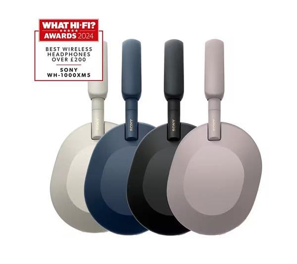 Sony WH-1000XM5 Headphones Black - Image 2