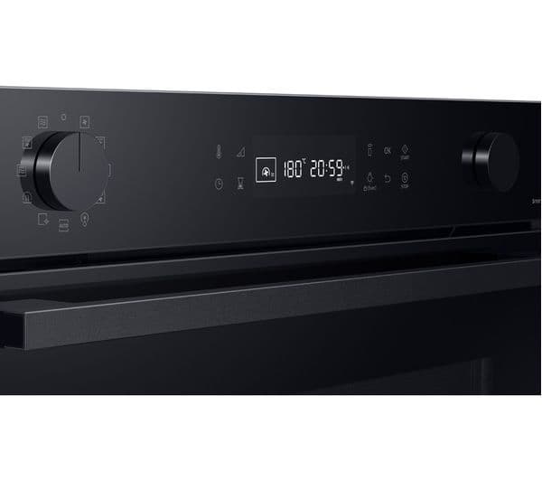 SAMSUNG Bespoke Series 4 NQ5B4553FBK/U4 Built-in Compact Combination Microwave - Black Glass - Image 3
